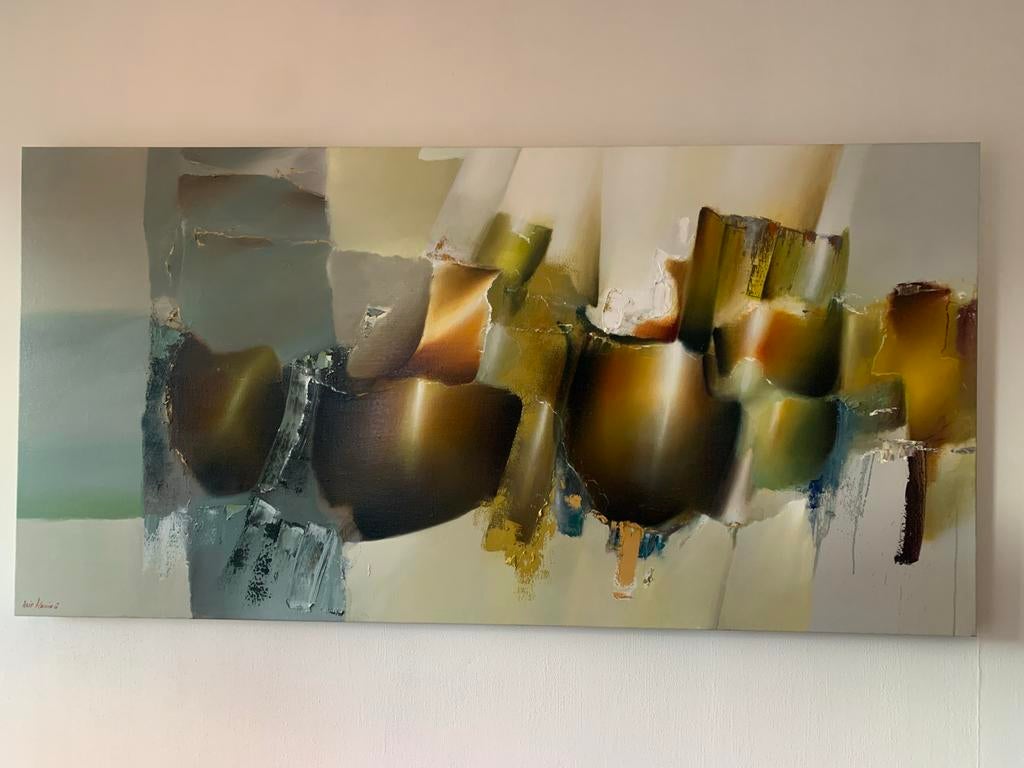 Origineel Schilderij 'Autumn in Paris' van Arie Koning, Ophalen