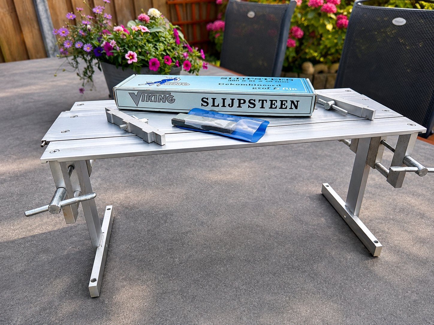 Schaatsslijpapparaat met slijpsteen - Viking, Ophalen of Verzenden, Gebruikt, Overige typen, Overige merken