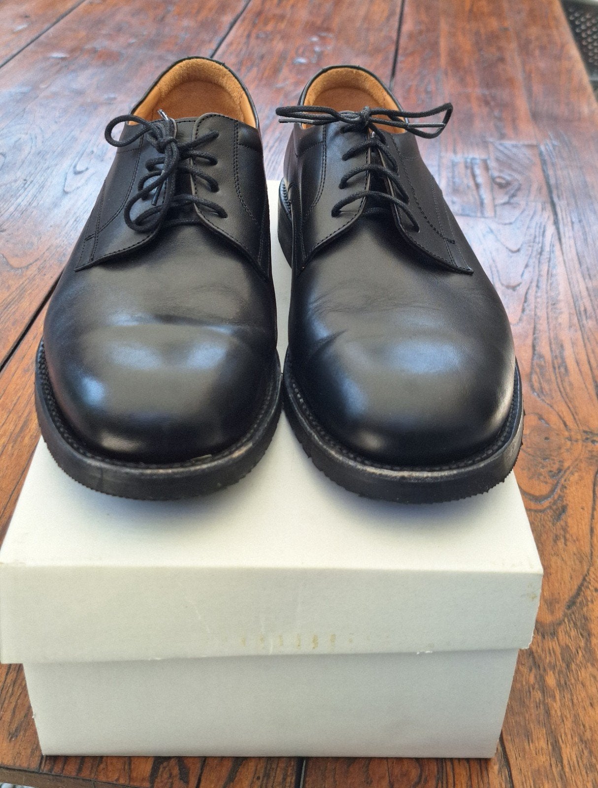 Zwarte Derby schoenen., Onbekend, Zwart, Ophalen of Verzenden, Zo goed als nieuw
