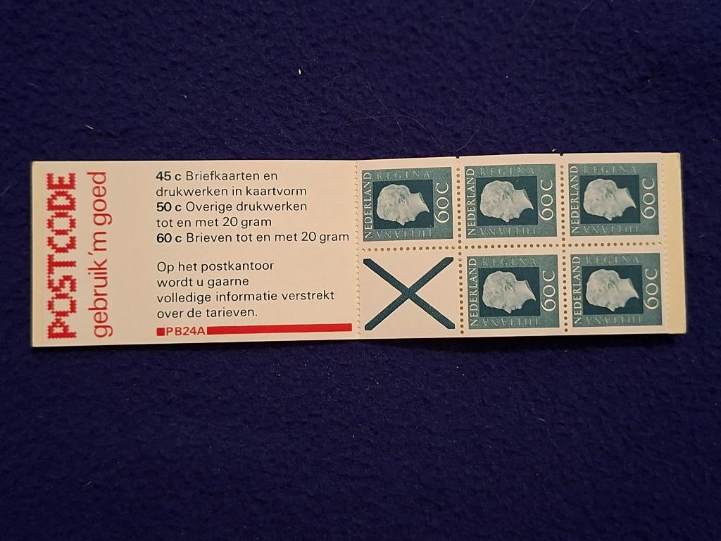 Postzegelboekje 24A, Ophalen of Verzenden, Na 1940, Postfris