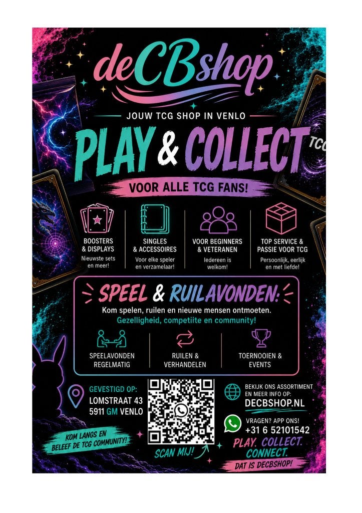 Pokémon TCG Locals Venlo zoekt nieuwe spelers!, Ophalen, Nieuw