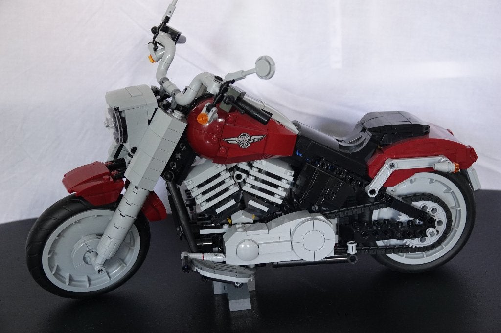 Lego Harley Davidson Fat Boy, Lego, Compleet, Ophalen of Verzenden, Zo goed als nieuw