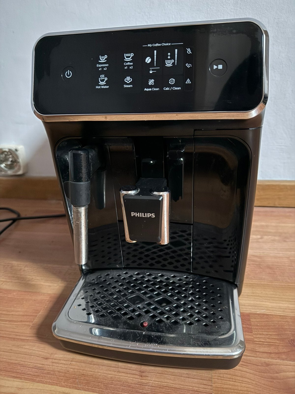 Goedwerkende en nette phillips koffie bonen apparaat, Koffiemachine, Zo goed als nieuw, 2 tot 4 kopjes, Afneembaar waterreservoir