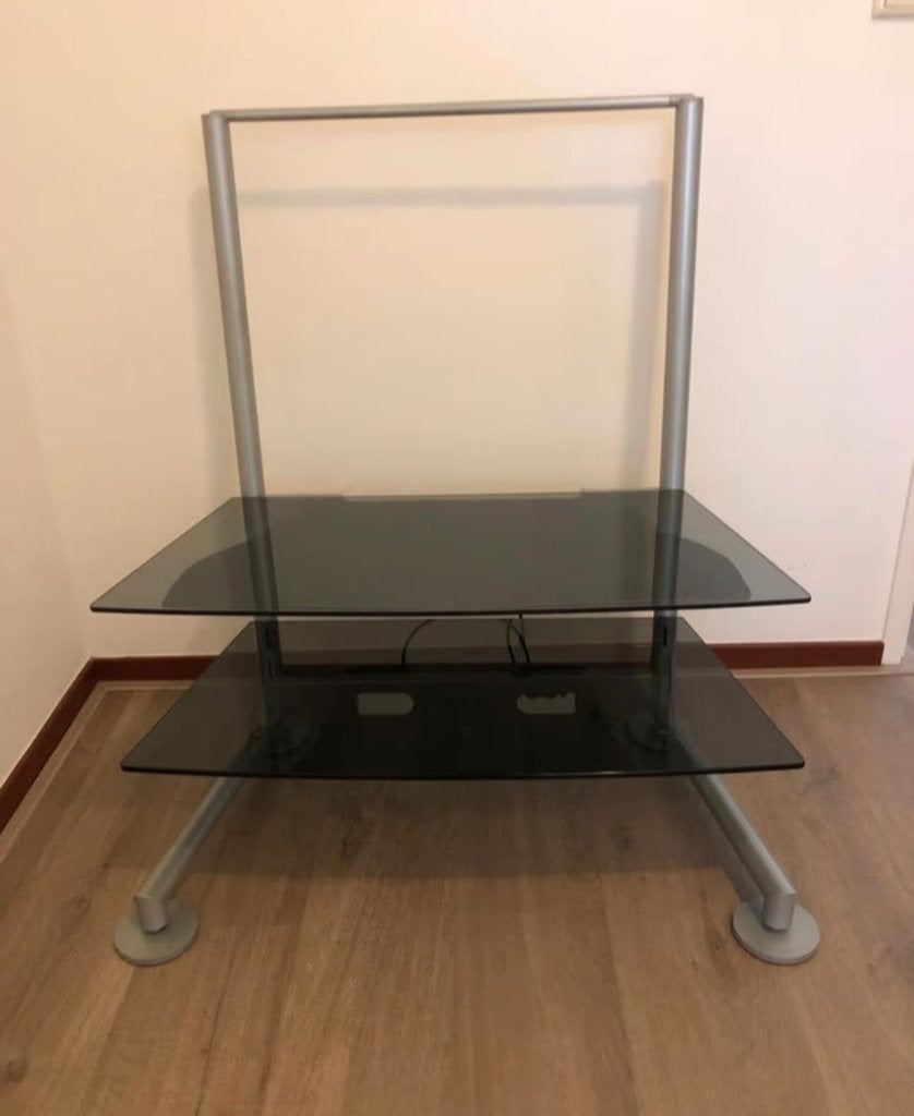 Design TV Meubel, Ophalen, 50 tot 100 cm, Zo goed als nieuw, Glas