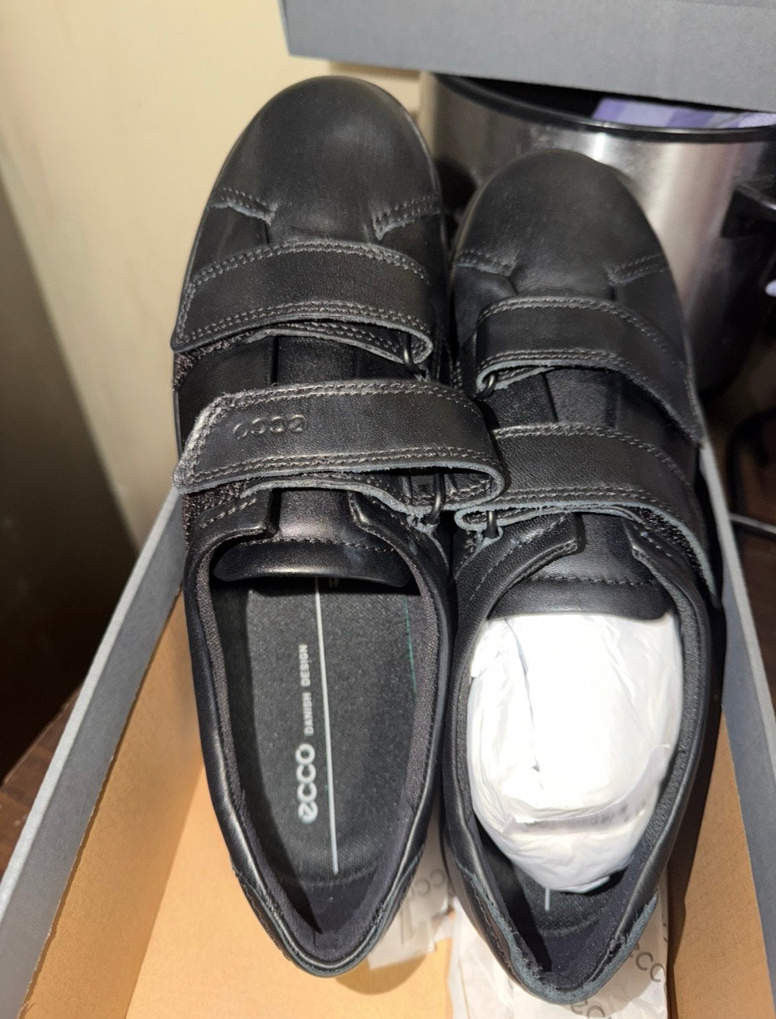 Ecco damesschoen maat 41, Loafers, Zwart, Nieuw, Ophalen of Verzenden
