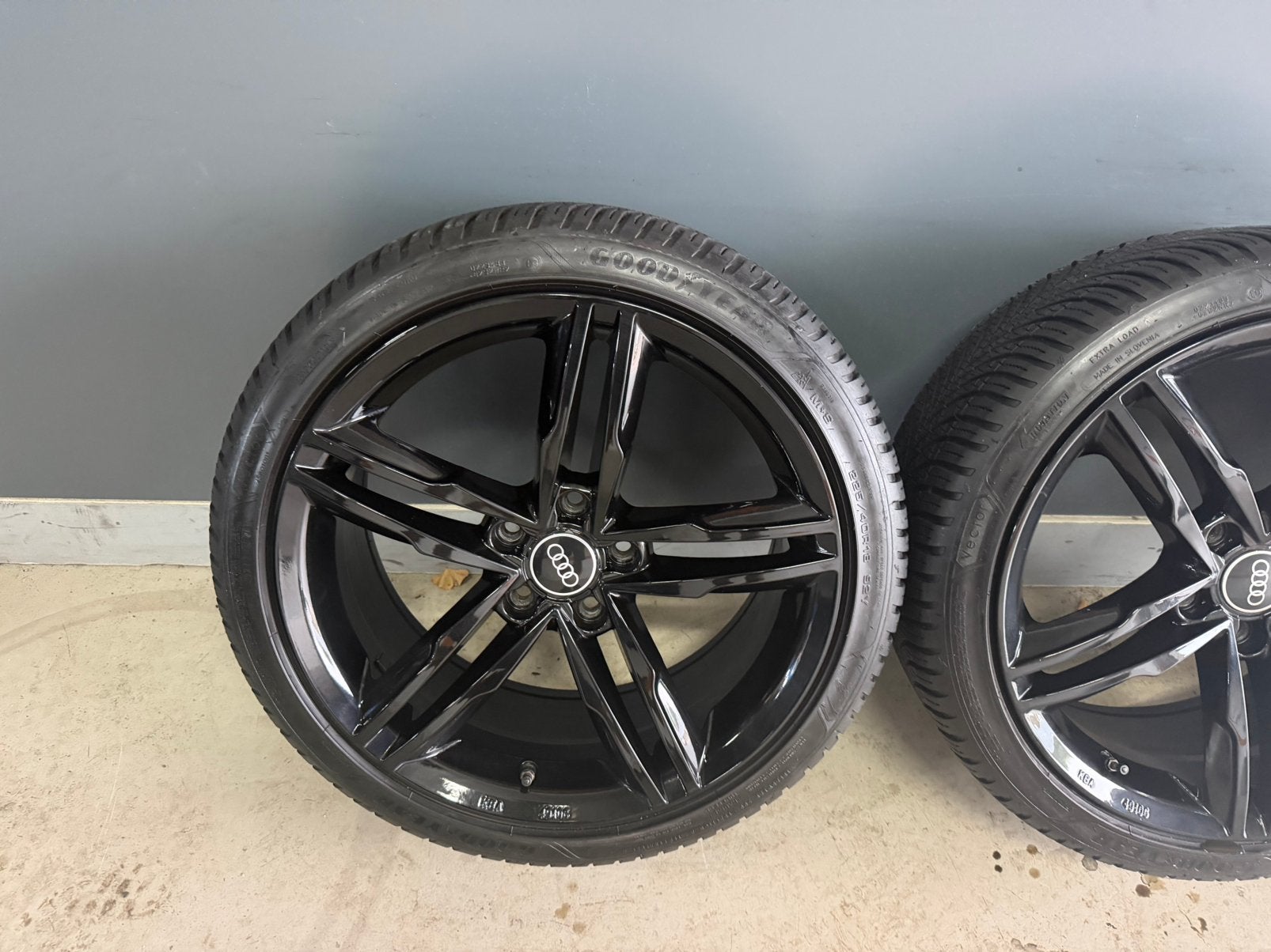 Audi A3 velgen 18 inch 5x112 225/40/18 Allseason zgan set, Ophalen of Verzenden, 18 inch, All Season, Banden en Velgen