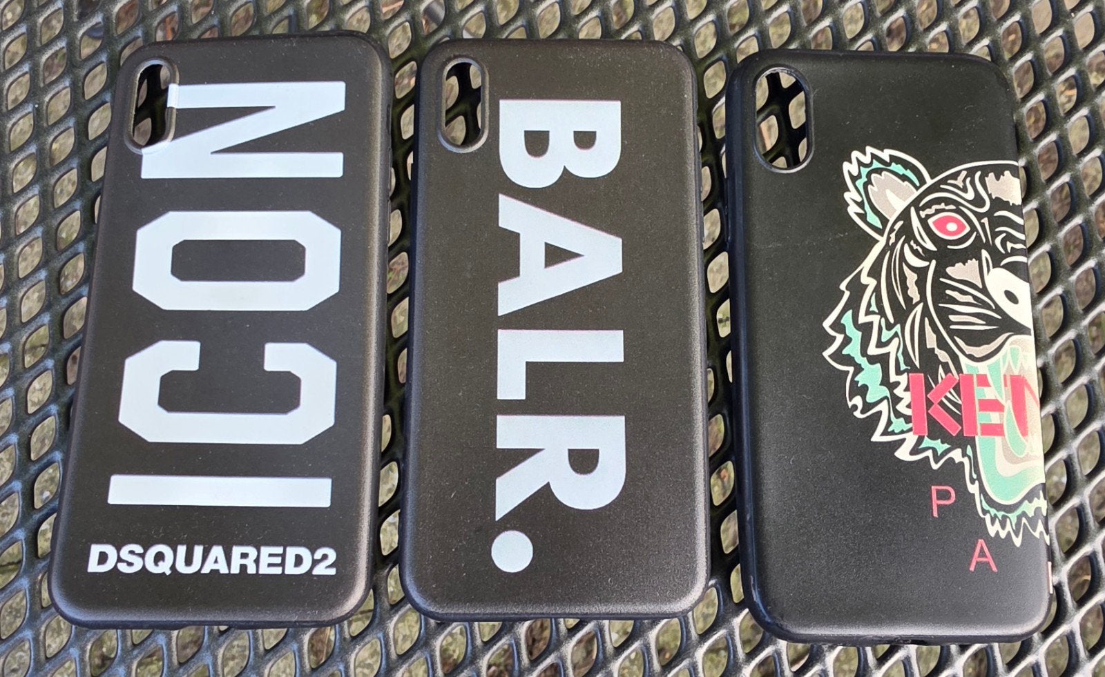 3x iPhone XS hoesjes: Dsquared2, BALR., Kenzo, Telecommunicatie, Kunststof, Overige merken, Ophalen of Verzenden, Gebruikt