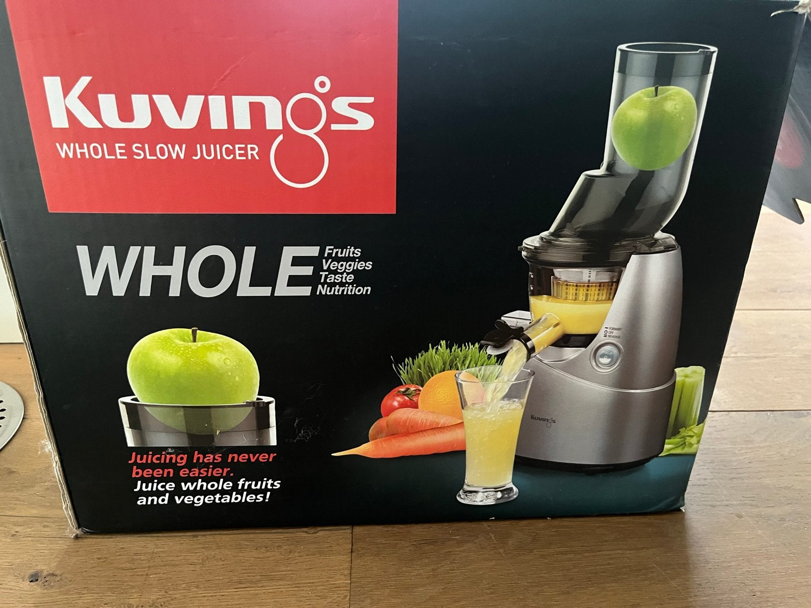 Kuvings Whole Slow Juicer B6000S - Zo goed als nieuw, Ophalen of Verzenden, Zo goed als nieuw, Elektrisch, Slowjuicer
