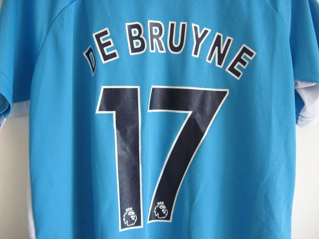 Manchester City Nr 17 De Bruyne Voetbal Shirt Premier League, Maat L, Ophalen, Nieuw, Shirt