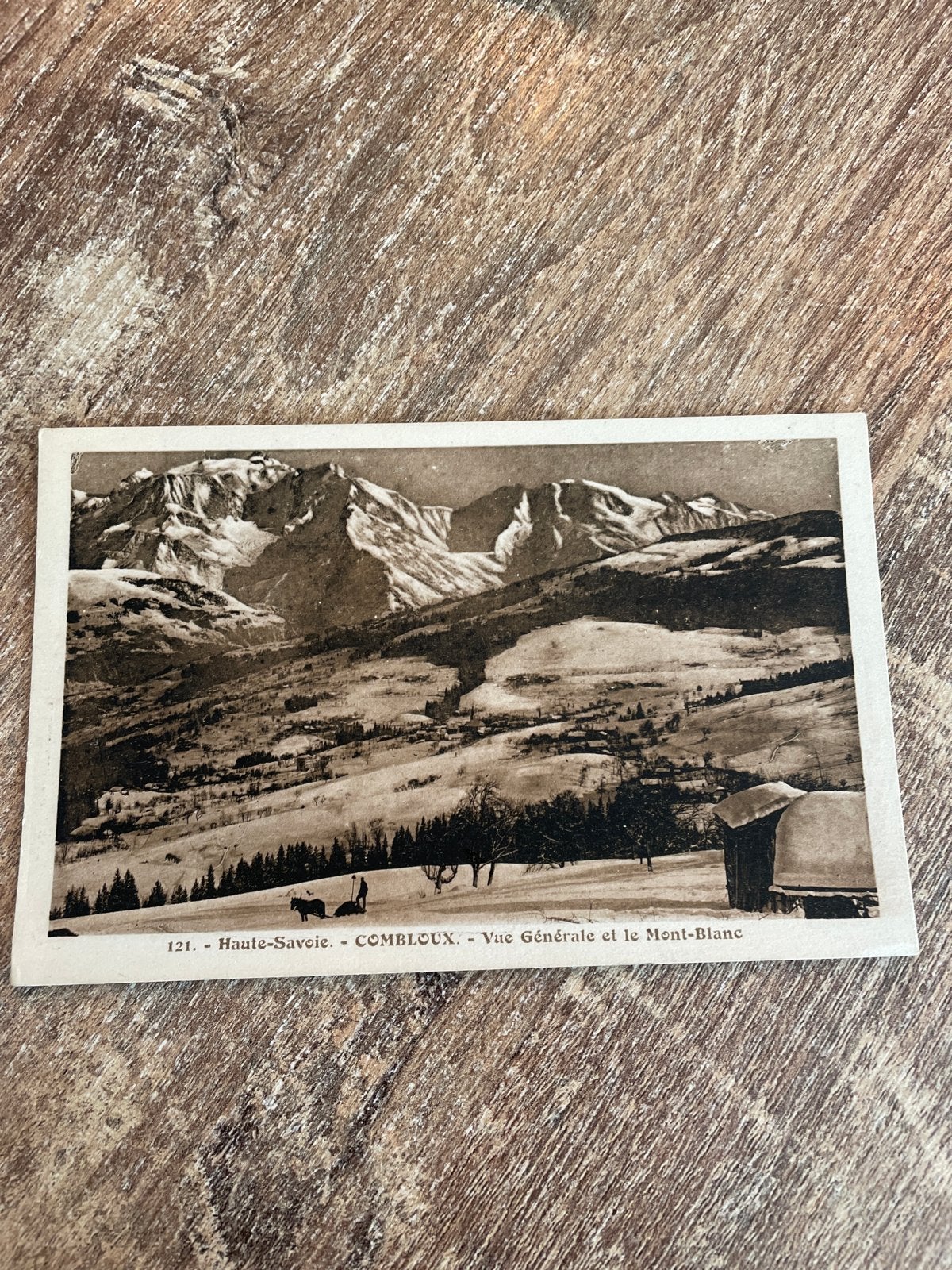 Oude ansichtkaart Combloux, Haute-Savoie, Mont-Blanc, Ophalen of Verzenden, Ongelopen, Natuur
