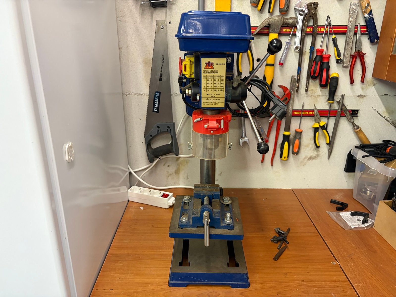 Top Craft Kolomboormachine TBD-500/2005 - 500W, Ophalen, Gebruikt, 400 tot 600 watt, Kolomboormachine