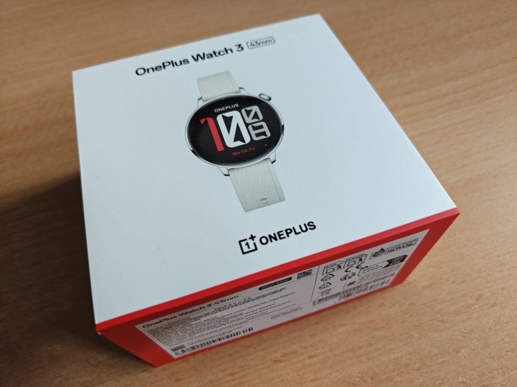 OnePlus 3 Smartwatch - 43mm Wit - NIEUW, Ophalen, Hoogte, Wit, Nieuw