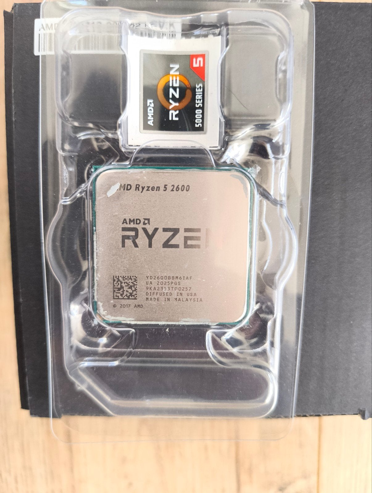 AMD Ryzen 5 2600 + Wraith Stealth Cooler, Computers en Software, 6-core, Zo goed als nieuw, Socket AM4, 3 tot 4 Ghz