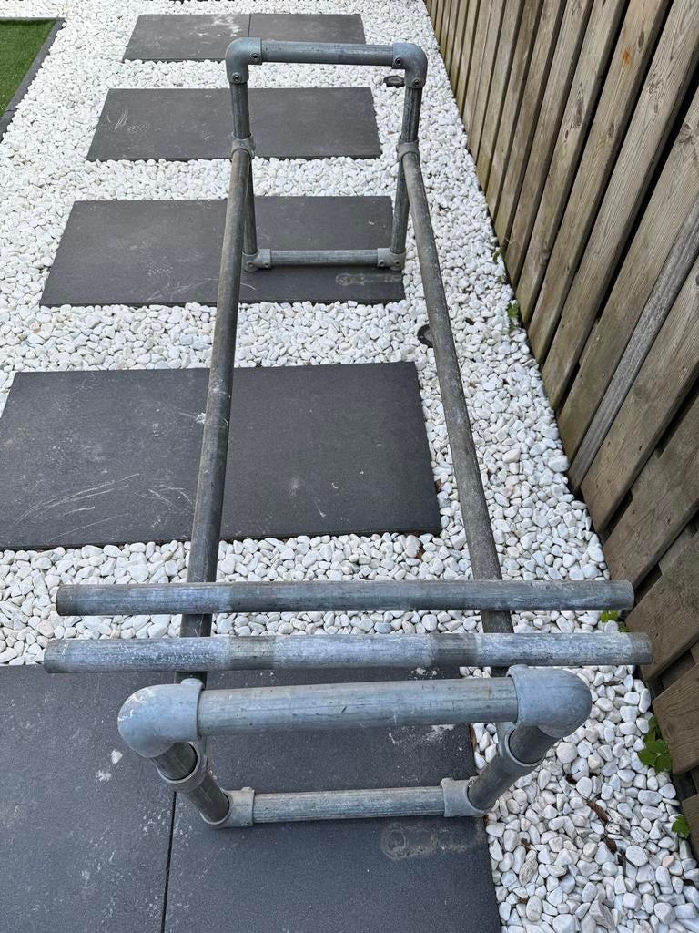 Diverse steigerbuizen en buiskoppelingen 48mm, Doe-het-zelf en Verbouw, Steigers, Ophalen, Gebruikt, Overige typen, Minder dan 2 meter