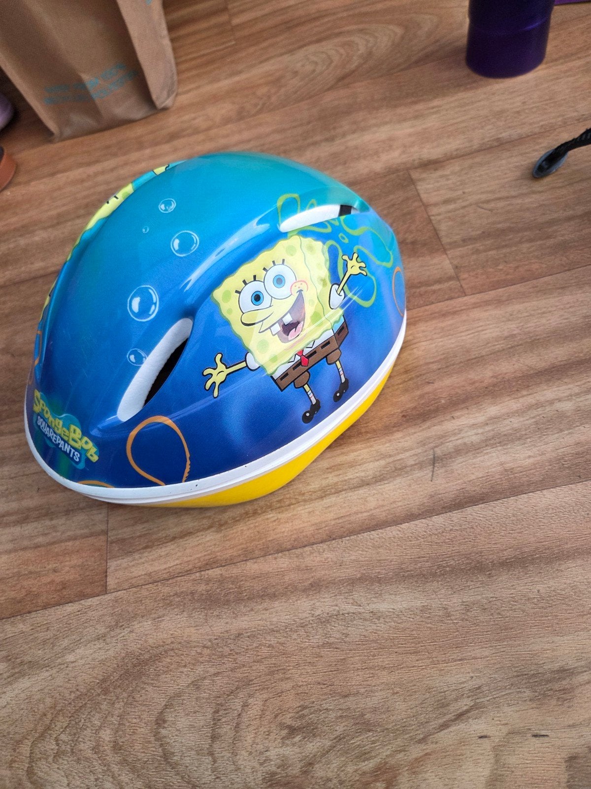 SpongeBob Fietshelm voor Kinderen - Maat 52/56, Fietsen en Brommers, Gebruikt, Jongen of Meisje, Overige maten, Ophalen of Verzenden
