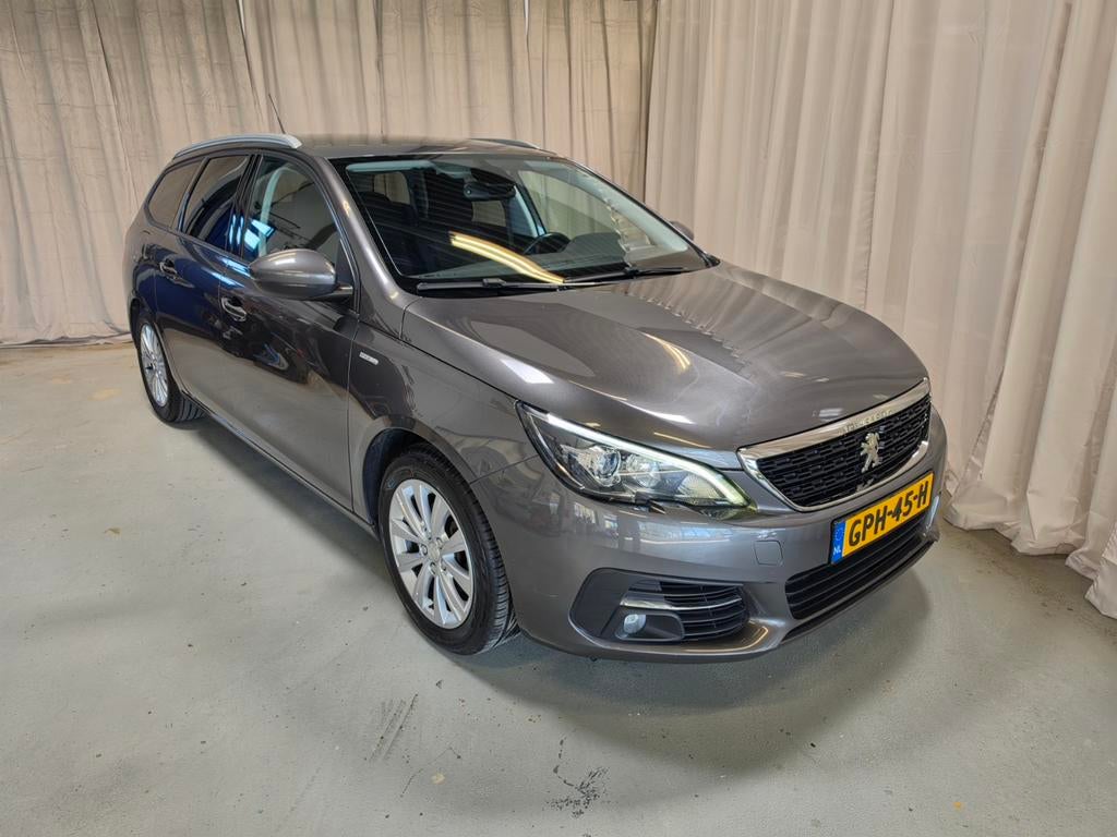 Peugeot 308 Style 1.2 Puretech 110pk S&S 2019 Grijs, Voorwielaandrijving, Stof, Zwart, 1199 cc