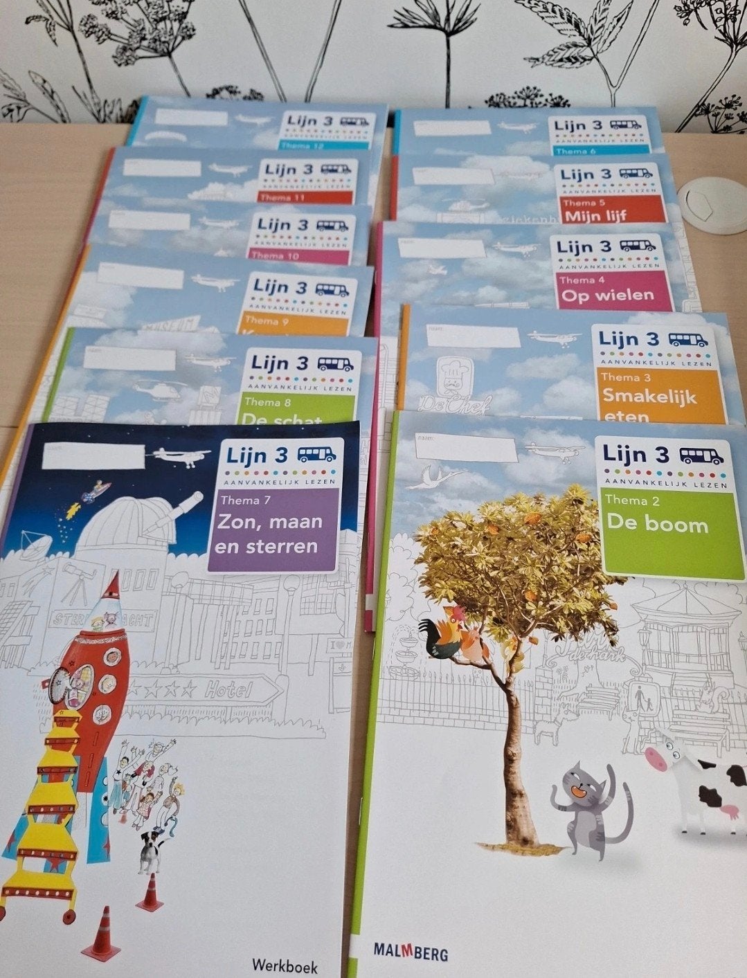 set werkboekjes Lijn 3, Thema 2-12, Ophalen of Verzenden, Nieuw, Overige niveaus, Nederlands