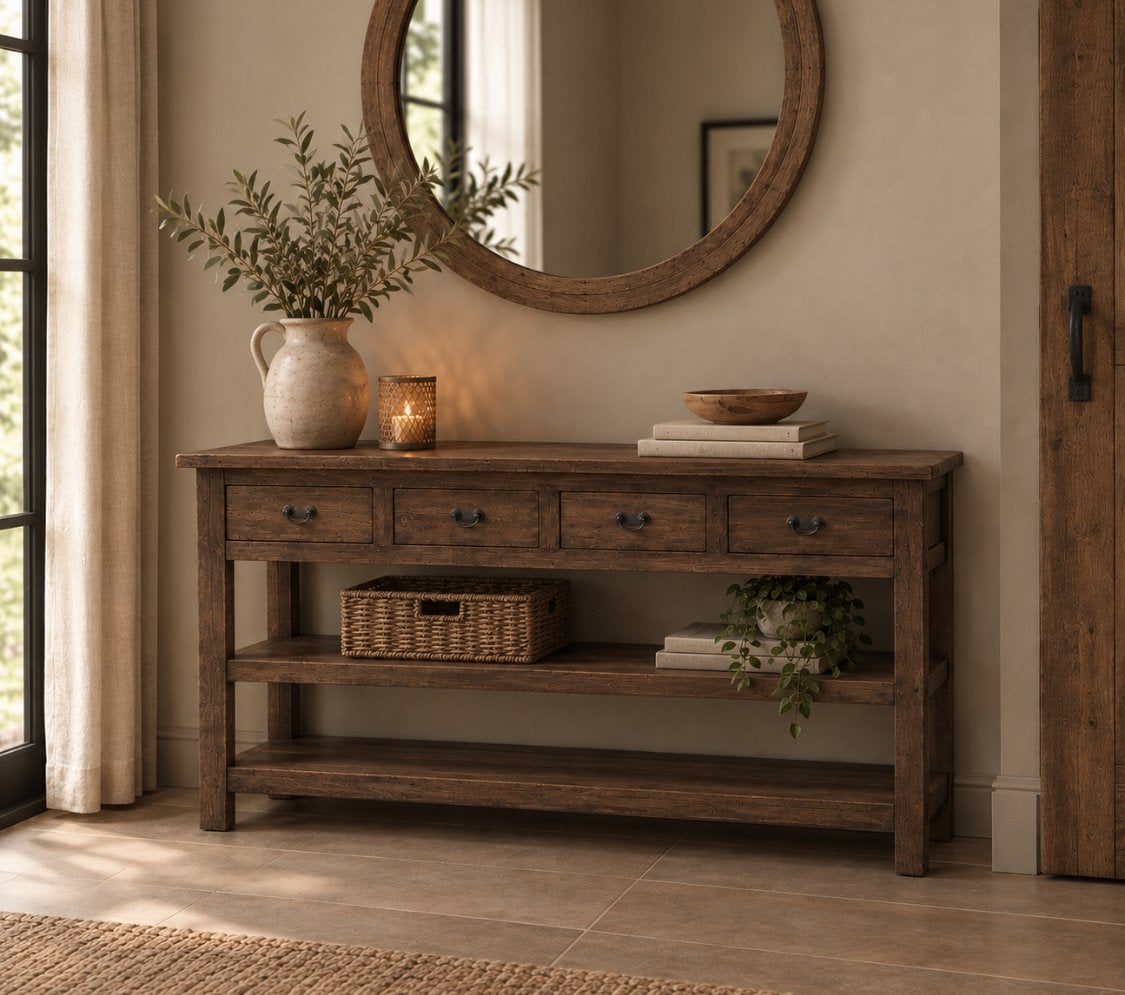 Weer op voorraad Teakhouten Sidetable 140, Huis en Inrichting, Ophalen, 100 tot 150 cm, Teakhout, Nieuw