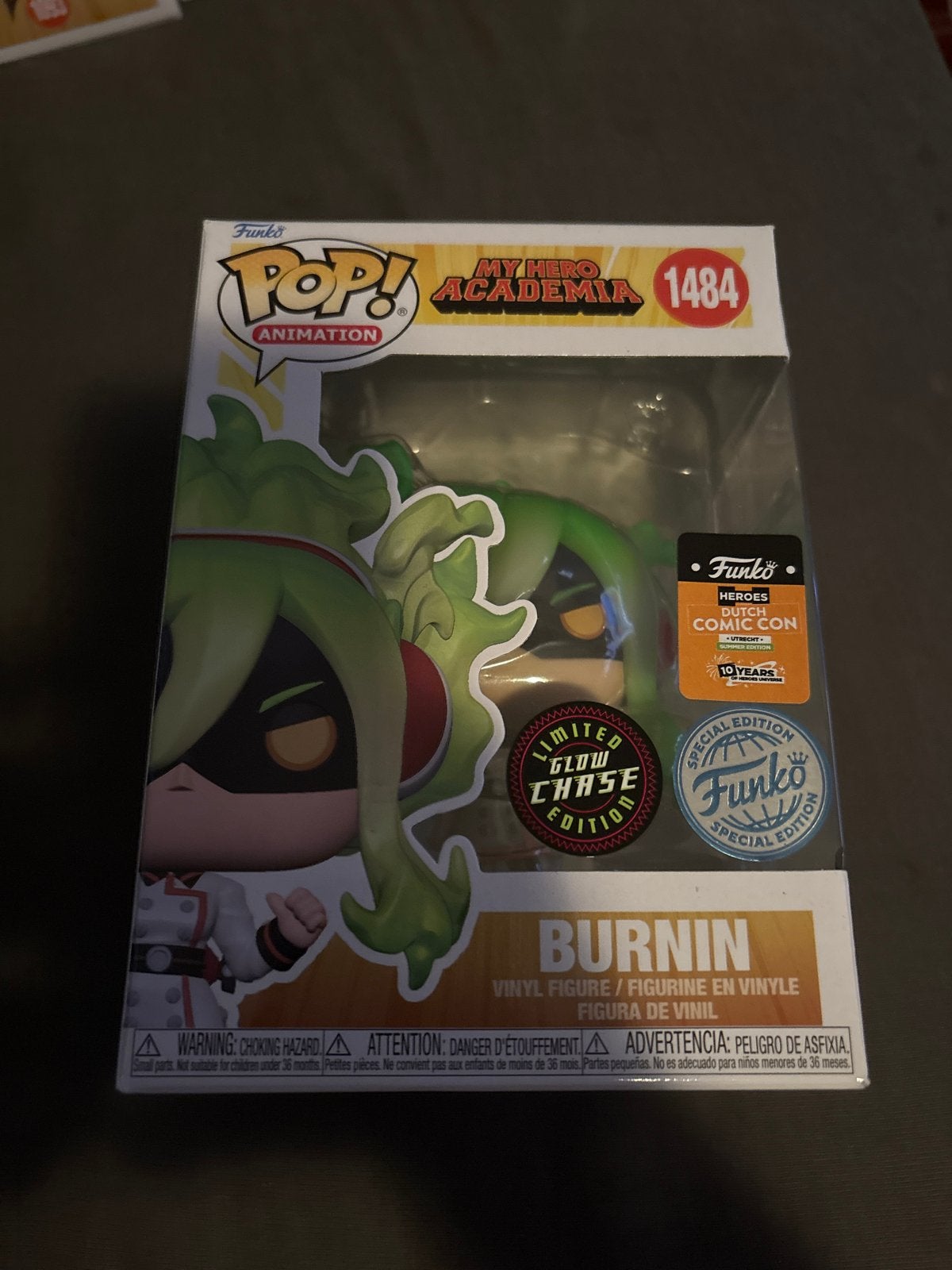 Funko Pop! My Hero Academia Burnin' #1484 Glow Chase, Kinderen en Baby's, Ophalen of Verzenden, Nieuw