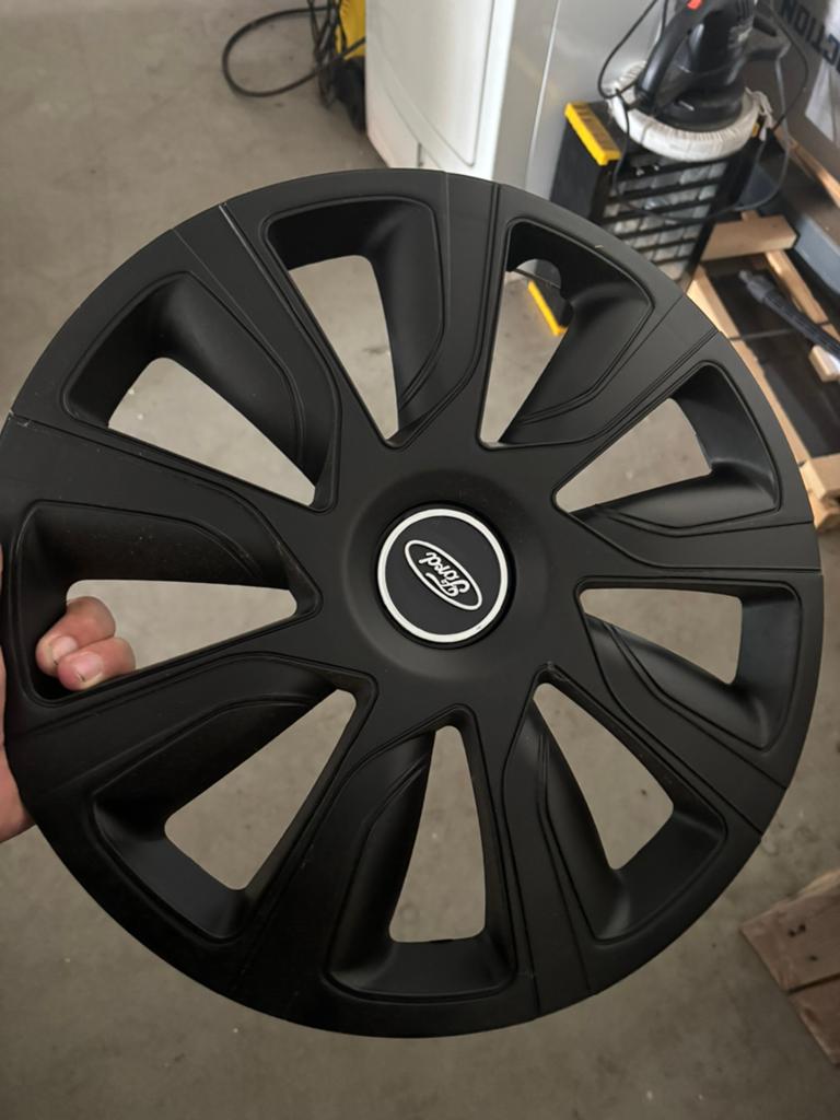 Zwarte wieldoppen Ford 16 inch. (Totaal 4 sets), Auto diversen, Ophalen of Verzenden, Nieuw