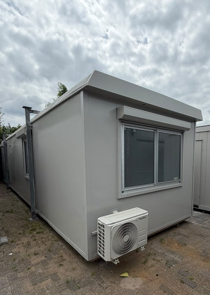 Bouw-Schaftkeet, Kantoorunit, Woonunit, Directiekeet. 12 x 3, Ophalen, Gebruikt