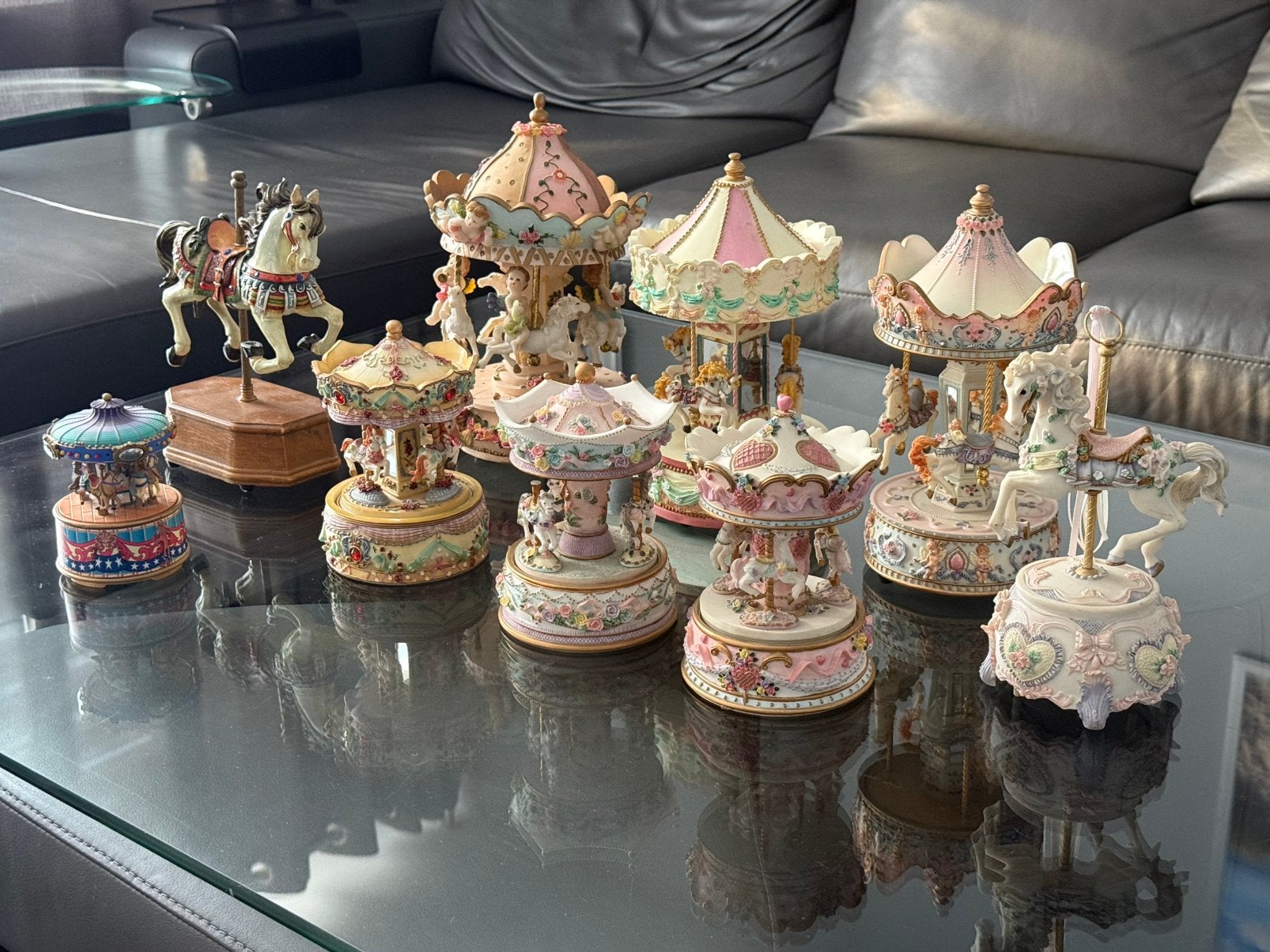 Collectie draaimolens / carrousels., Ophalen