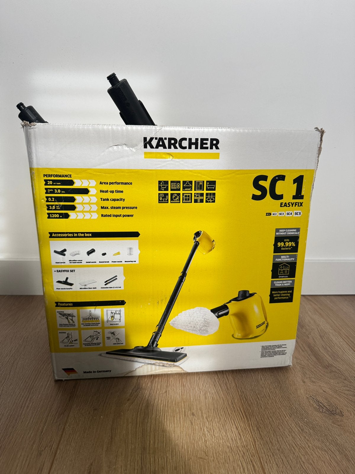 Kärcher Stoomreiniger SC 1 EasyFix, Huis en Inrichting, Ophalen of Verzenden