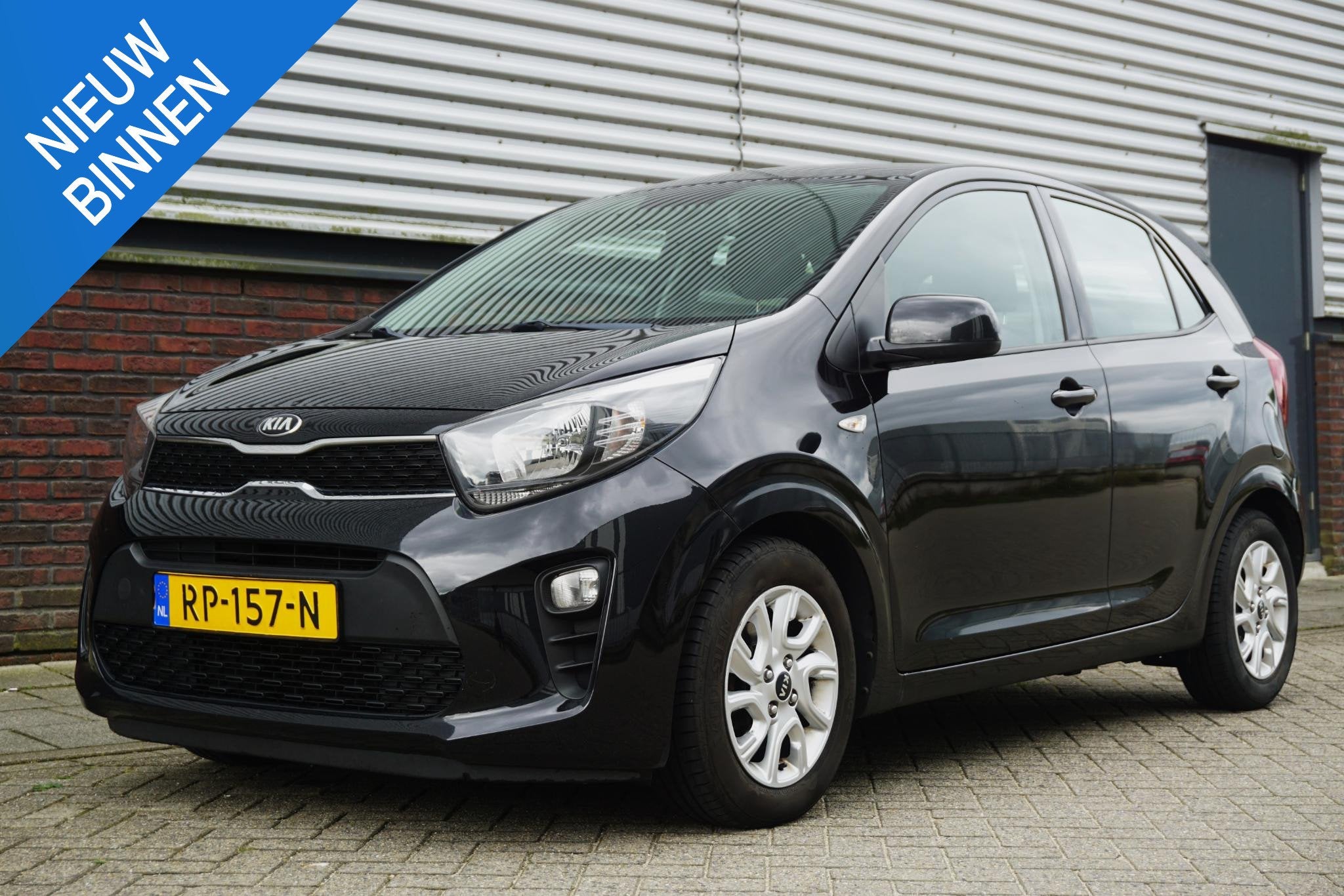 Kia Picanto 1.0 CVVT ComfortPlusLine Navigator, Auto's, Voorwielaandrijving, Stof, Gebruikt, Euro 6