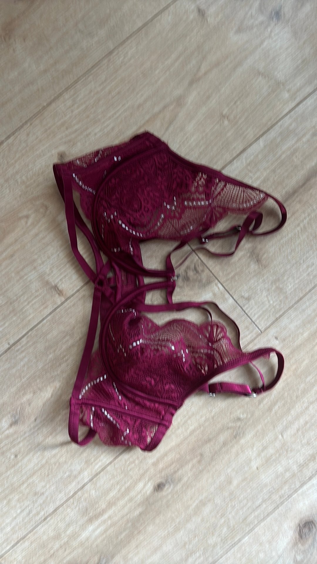 Bh birdeauxrood hunkemoller 85D, Ophalen of Verzenden, Overige kleuren, BH