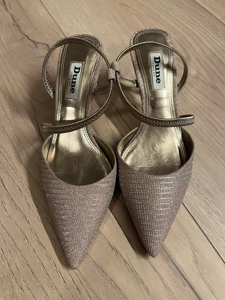 Dune London glitter pumps maat 36, Ophalen of Verzenden, Gedragen, Overige kleuren, Pumps
