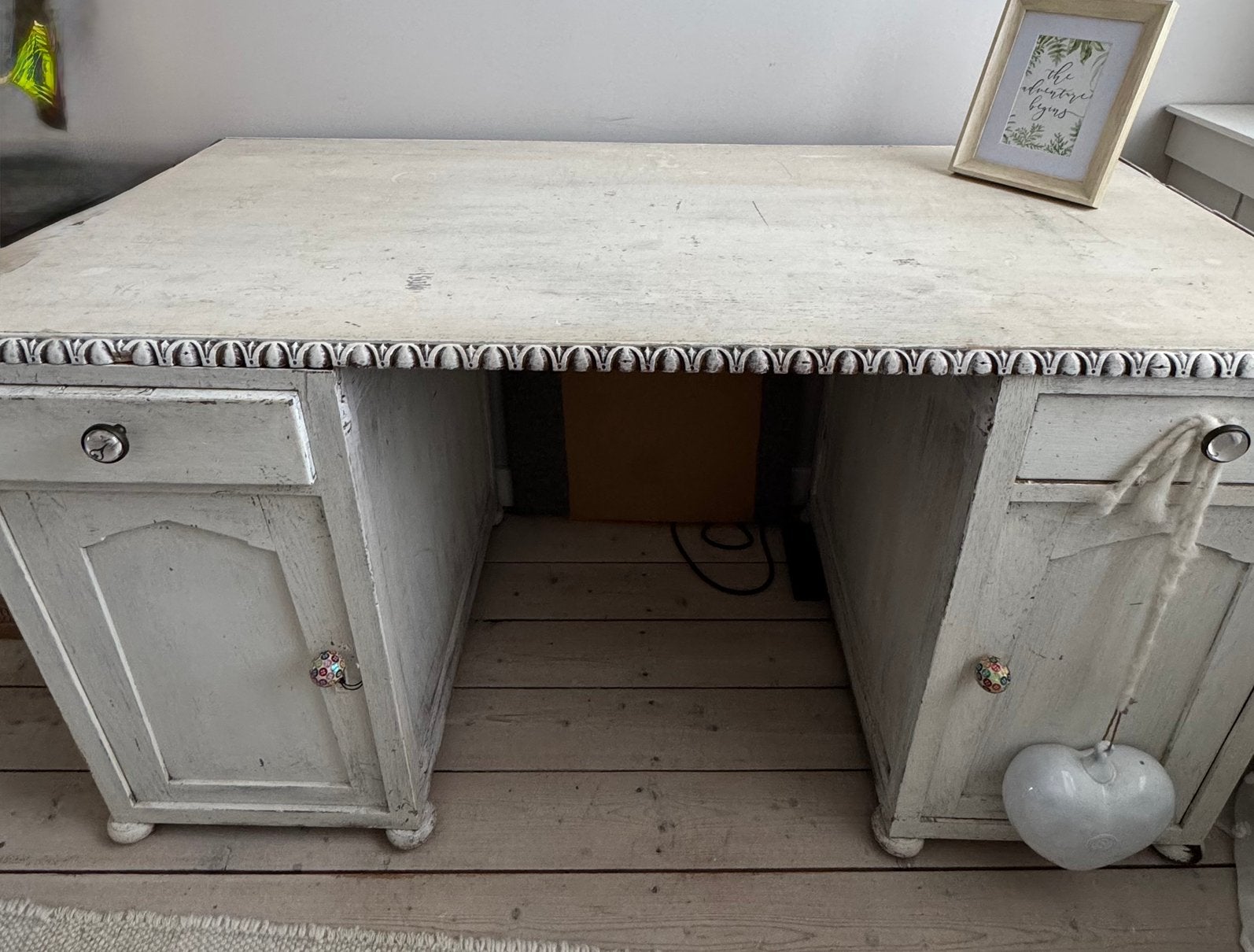 Ophalen voor 10/8 bureau, Huis en Inrichting, Bureaus, Ophalen, Gebruikt, Hout, Schoolbureau