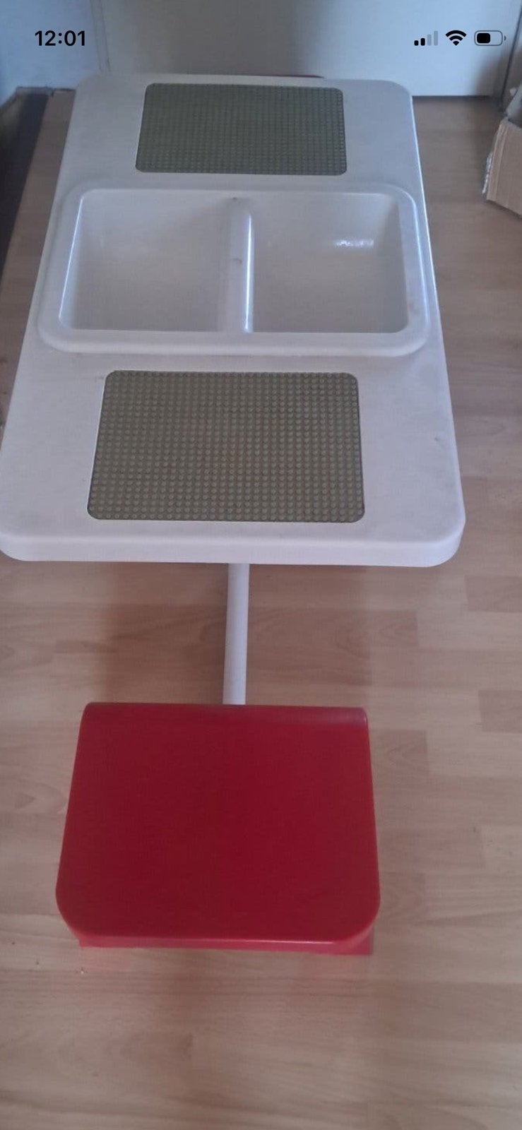 Legotafel, Ophalen, Gebruikt