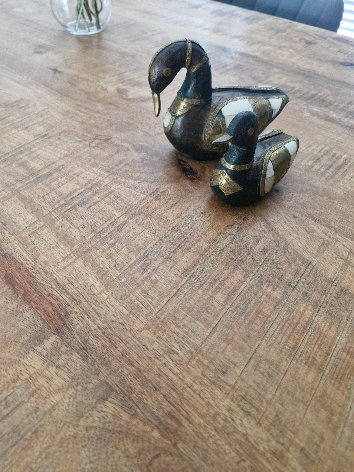 Setje decoratieve eenden, Ophalen
