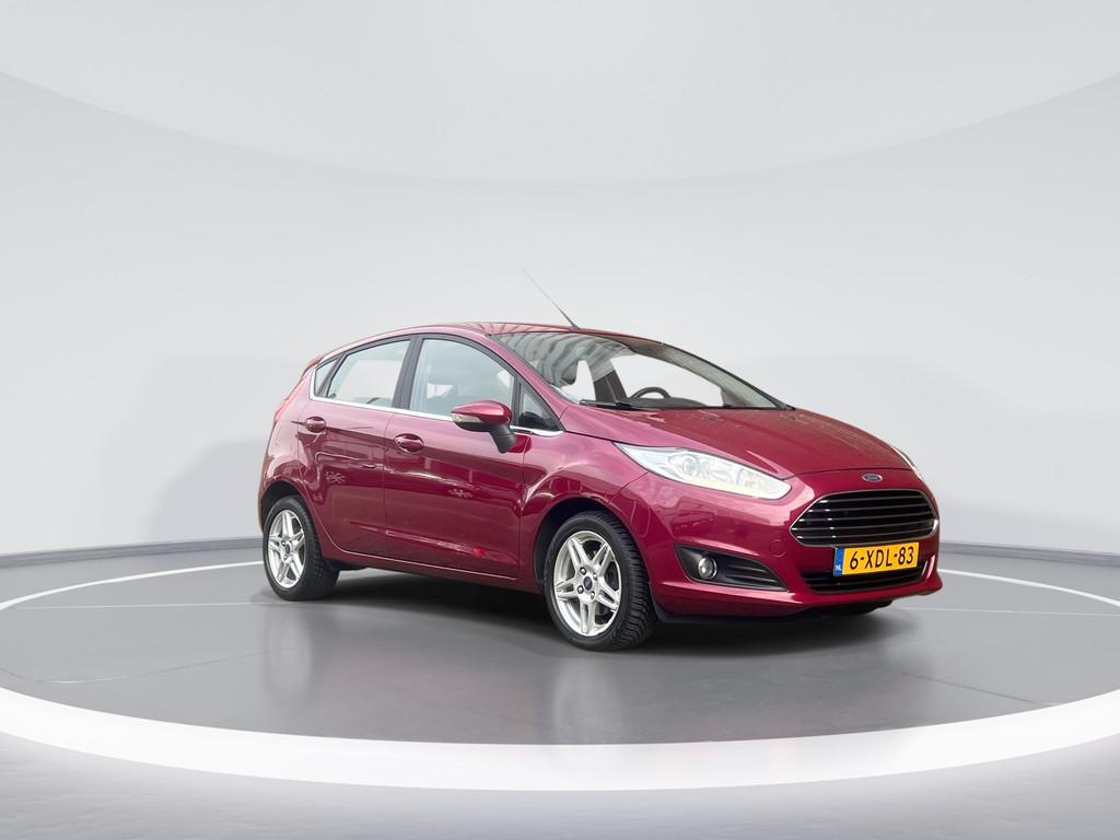 Ford Fiesta 1.0 Titanium |CRUISE|BLUETOOTH|NAVI|CLIMA|PARK-D, Auto's, Euro 5, Zwart, Overige kleuren, 23 km/l