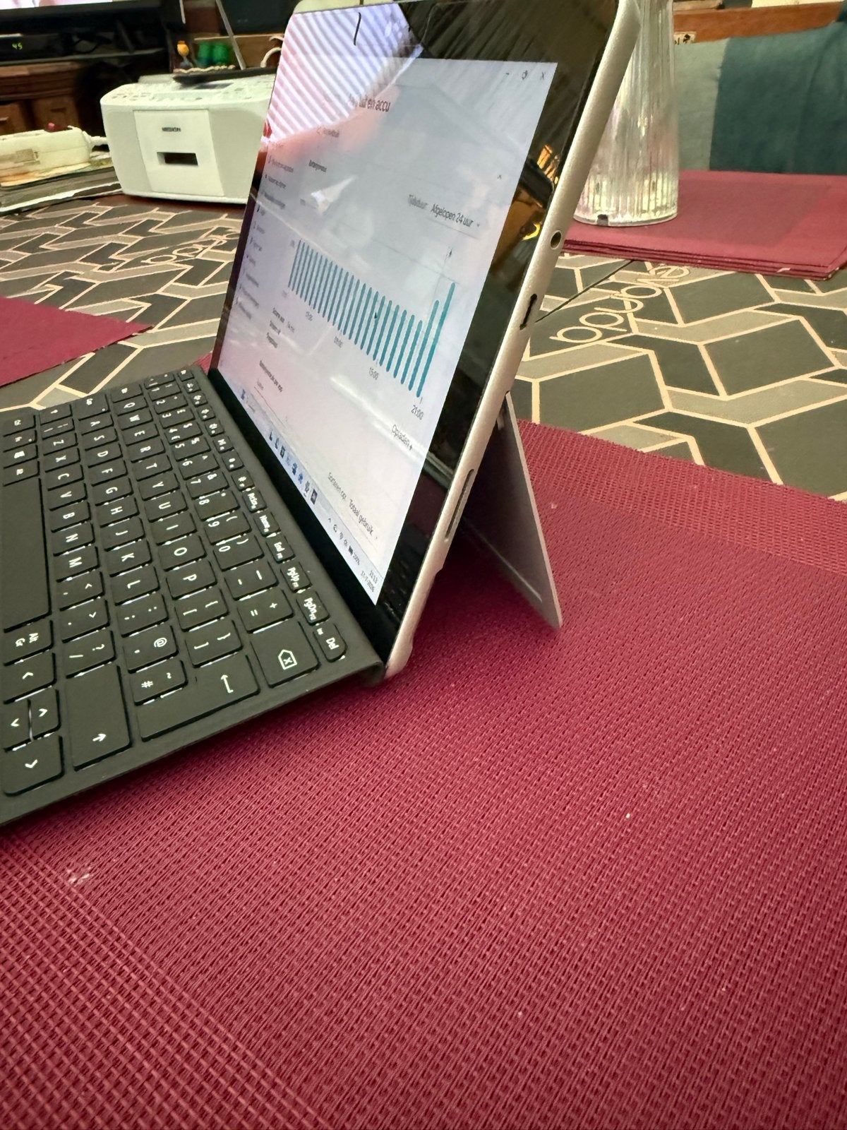 Microsoft Surface Go1,8GB RAM, 128GB opslag, Windows 11, Computers en Software, Windows Tablets, Zo goed als nieuw, 128 GB, Wi-Fi