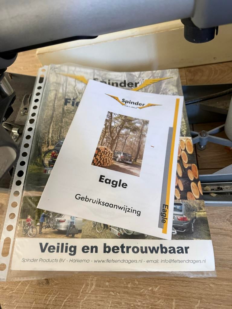 Spinder Eagle Trekhaak Fietsendrager - Zo goed als nieuw, Auto diversen, Ophalen, 2 fietsen, Gebruikt, Trekhaakdrager