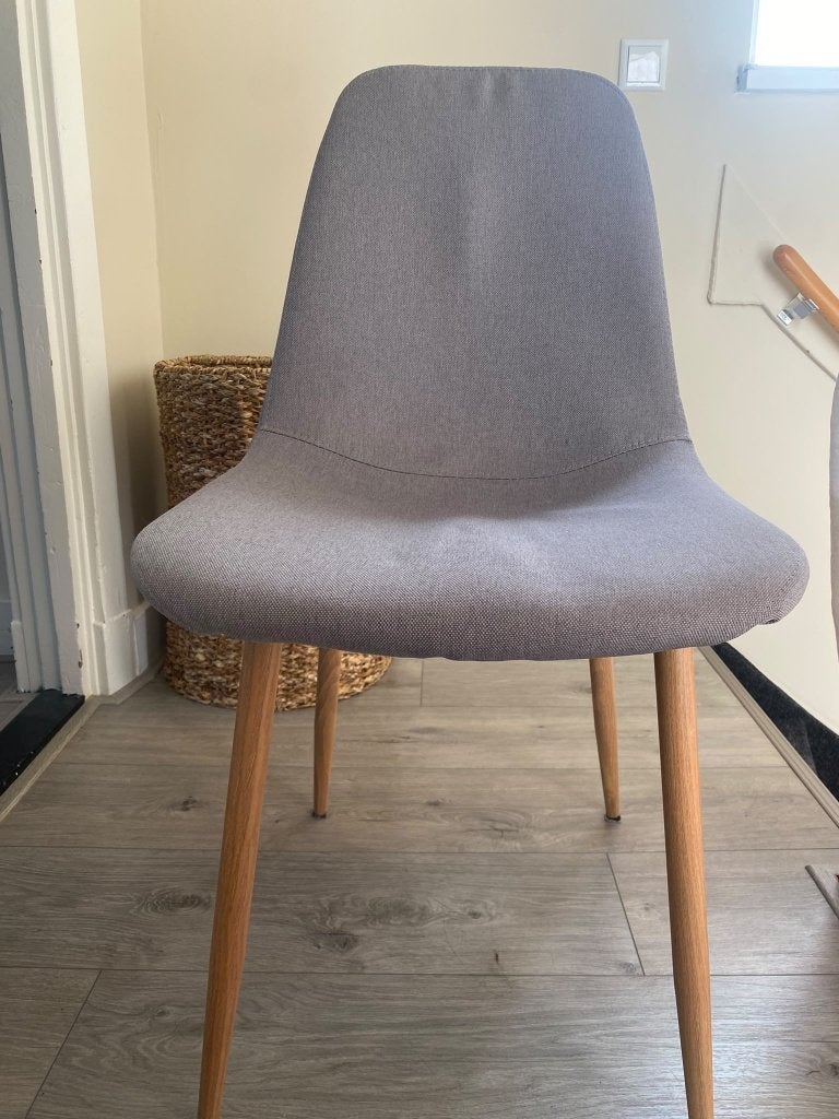 Eettafelstoelen Jonstrup (4 stuks), Ophalen, Zo goed als nieuw, Metaal, Vier