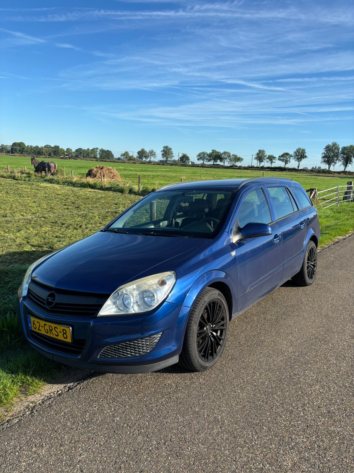 Opel Astra 1.6 16V 85KW St.wgn. 2008 Blauw, Auto's, Voorwielaandrijving, 657 kg, 4 cilinders, Blauw