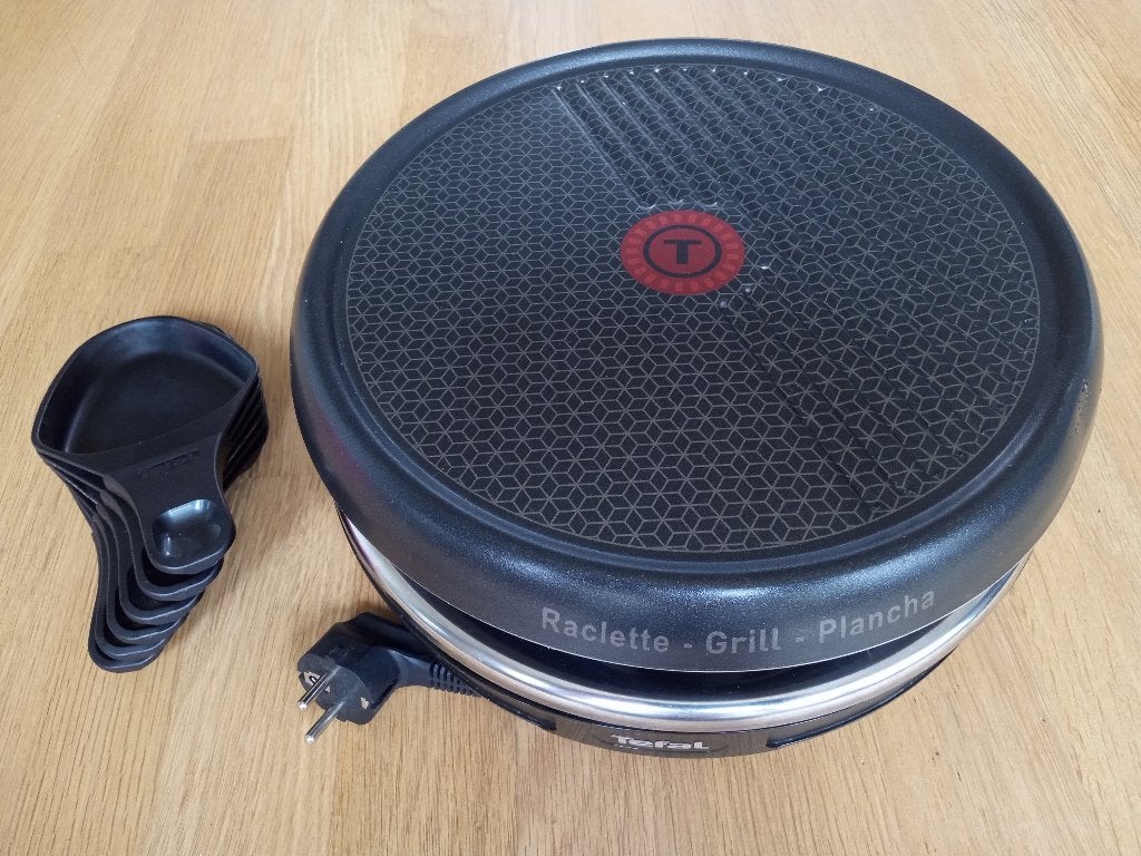 Tefal raclette gourmetstel, Ophalen of Verzenden, Gebruikt, 4 t/m 7 personen