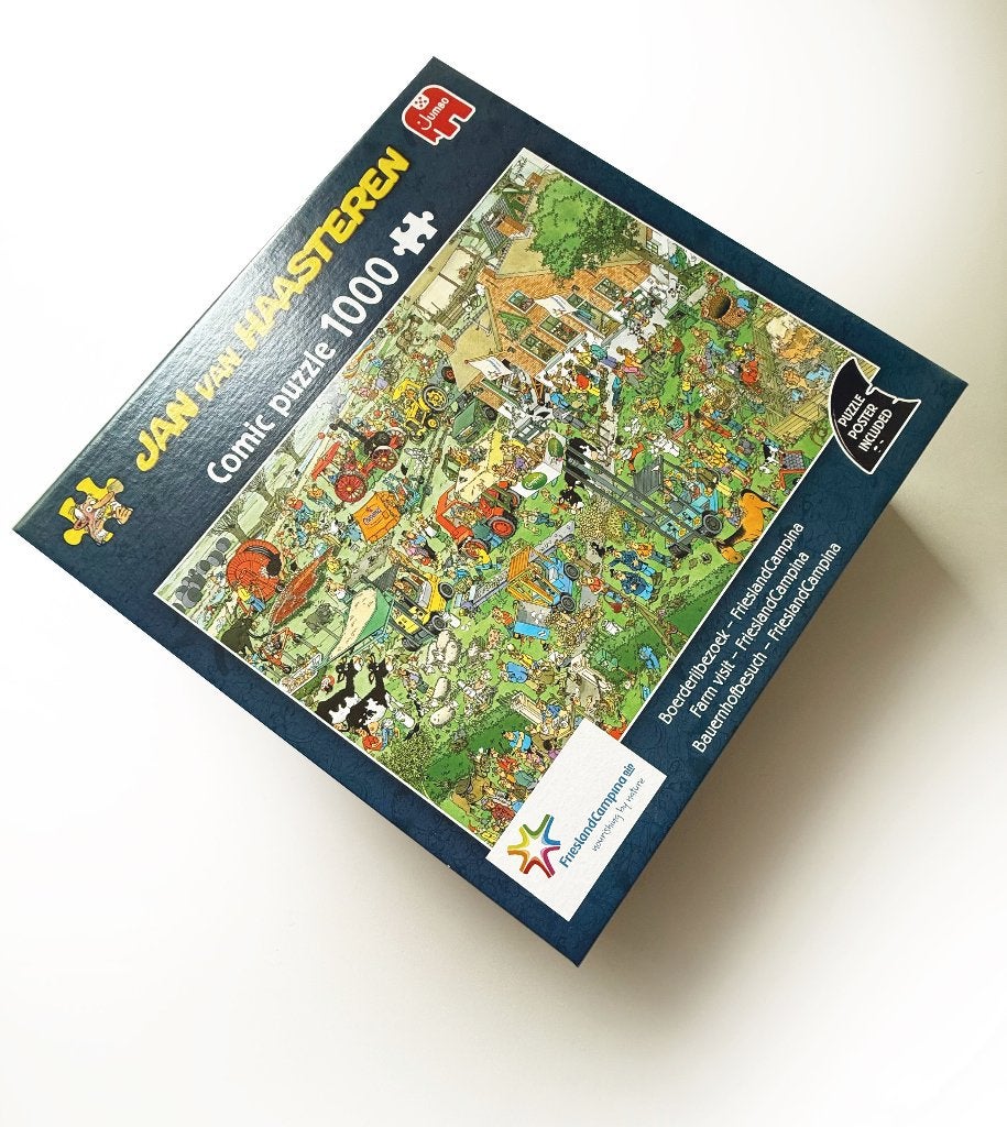 legpuzzel 1000 stukjes jan van haasteren frieslandcampina, Ophalen of Verzenden, 500 t/m 1500 stukjes, Zo goed als nieuw, Legpuzzel