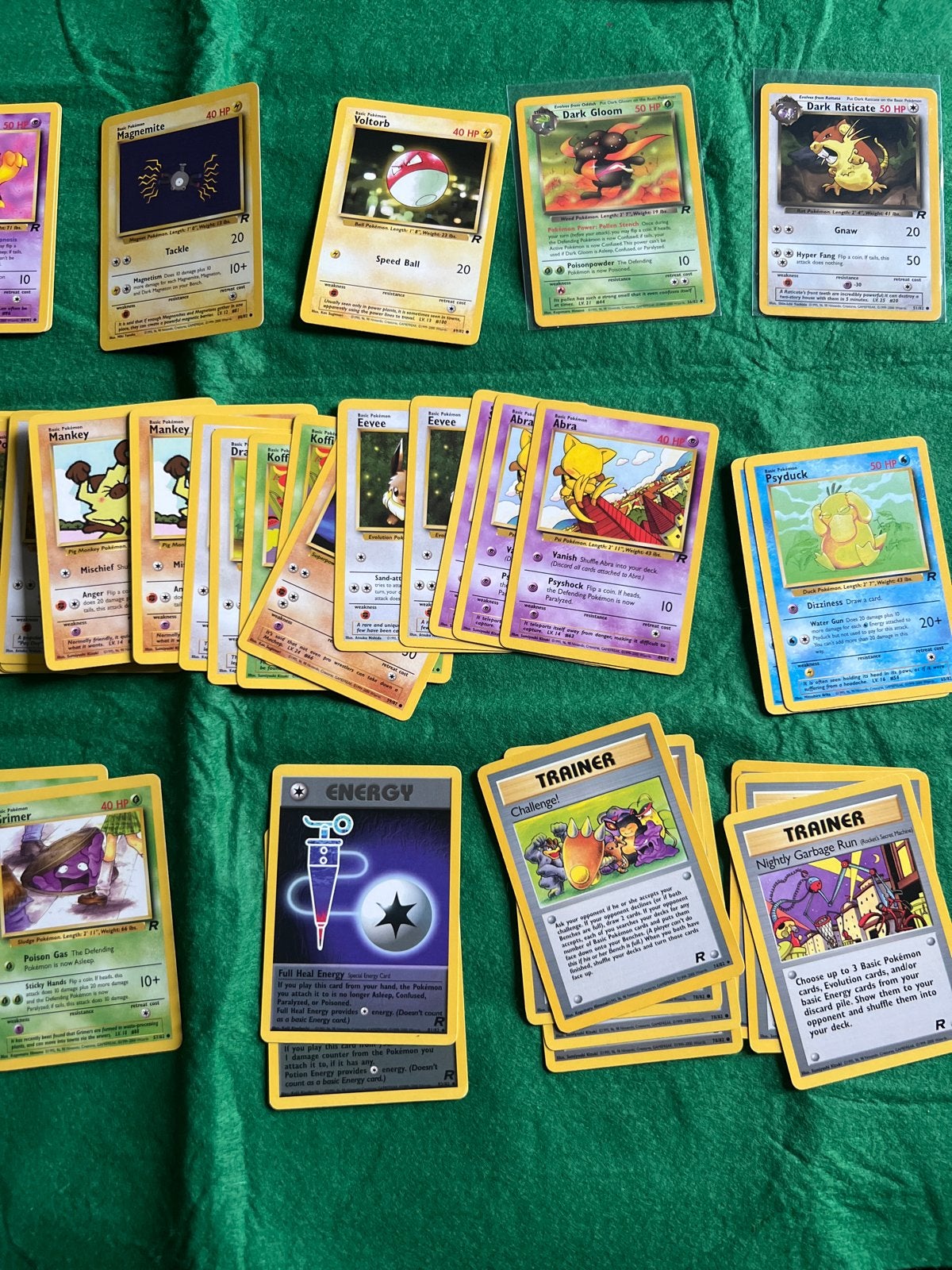 Diverse Pokémon Team Rocket Kaarten, Ophalen of Verzenden, Gebruikt, Meerdere kaarten