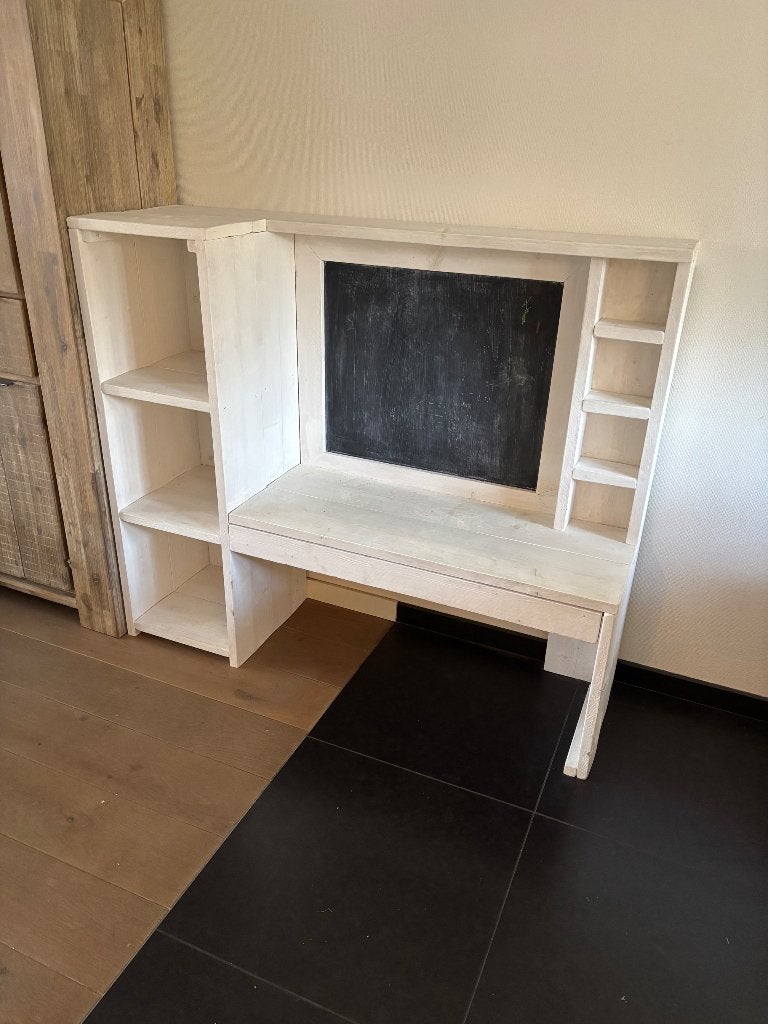 Kindermeubel/bureau met 1 stoeltje, Ophalen, Gebruikt, Tafel