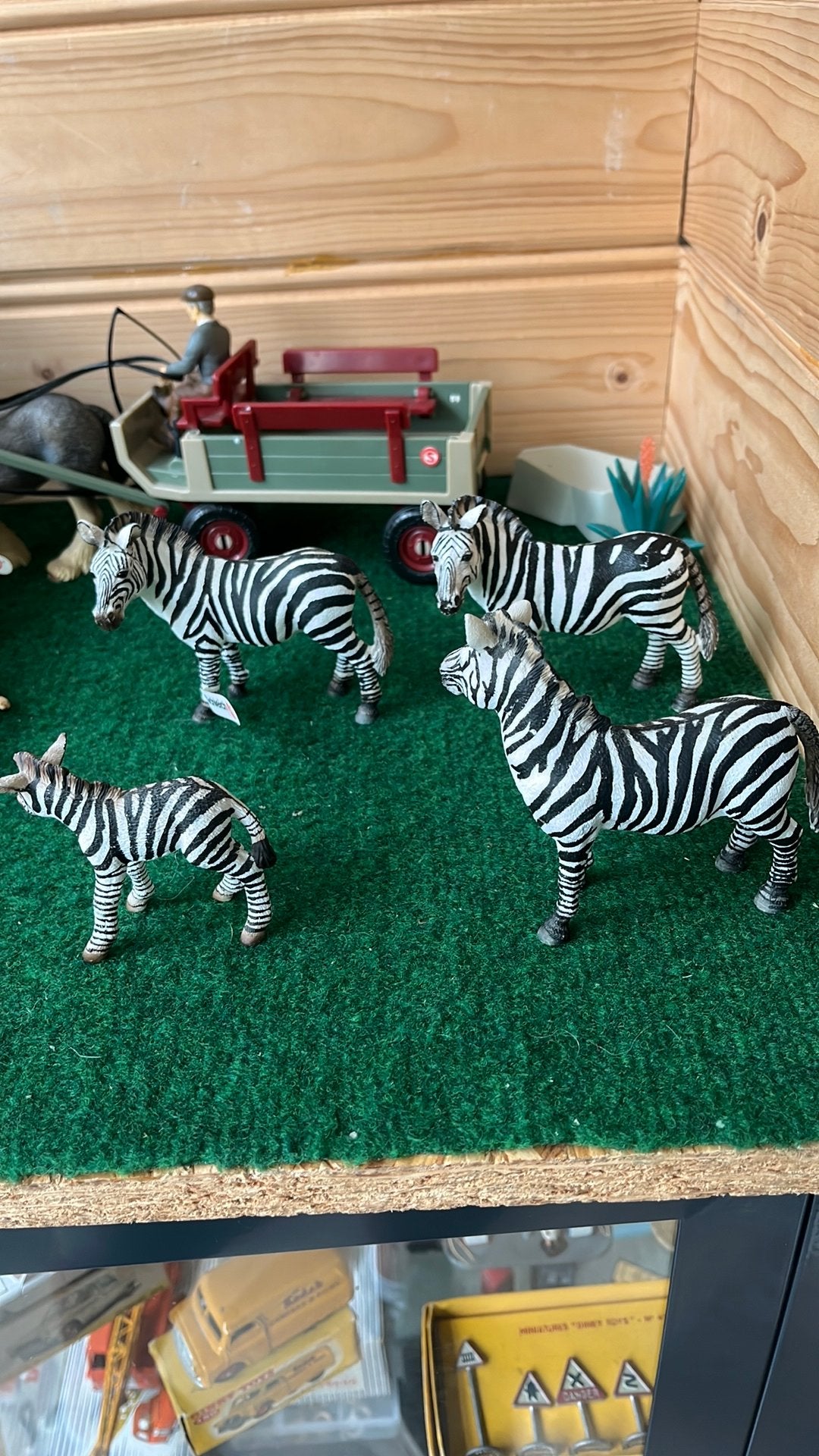 Schleich zebra’s, Ophalen of Verzenden, Zo goed als nieuw, Paard, Beeldje of Figuurtje