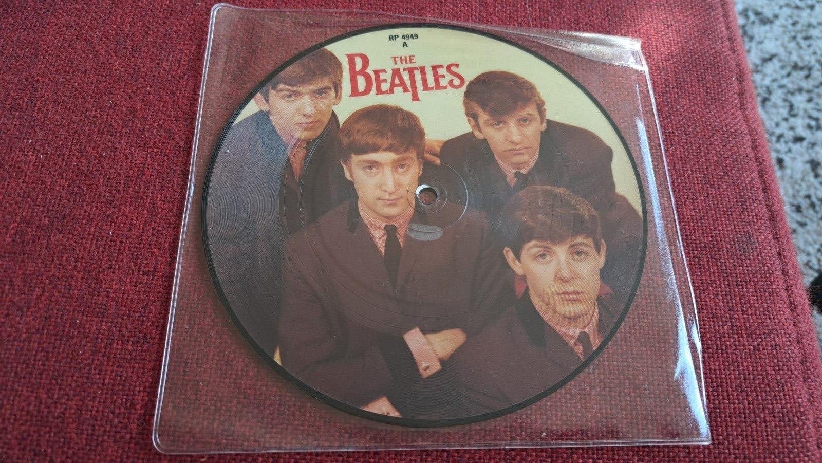 Beatles Love me do picture single 7", Cd's en Dvd's, Ophalen of Verzenden, Gebruikt, Pop