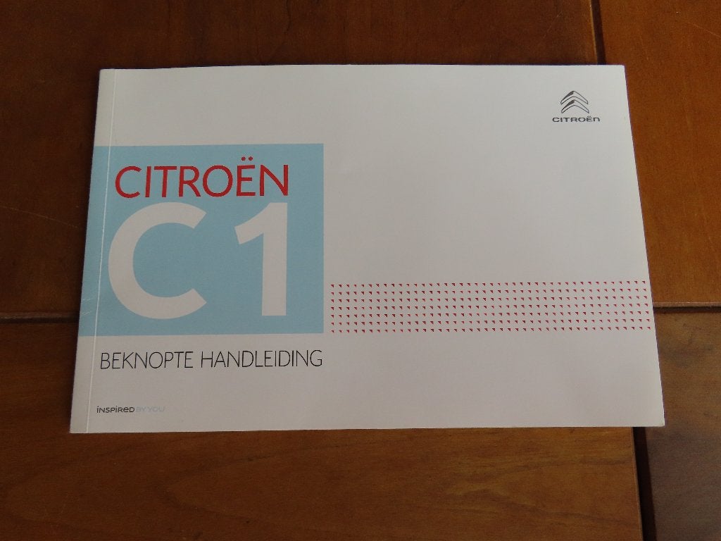 Instructieboek Citroen C1 + compacte handleiding 2018, Ophalen of Verzenden