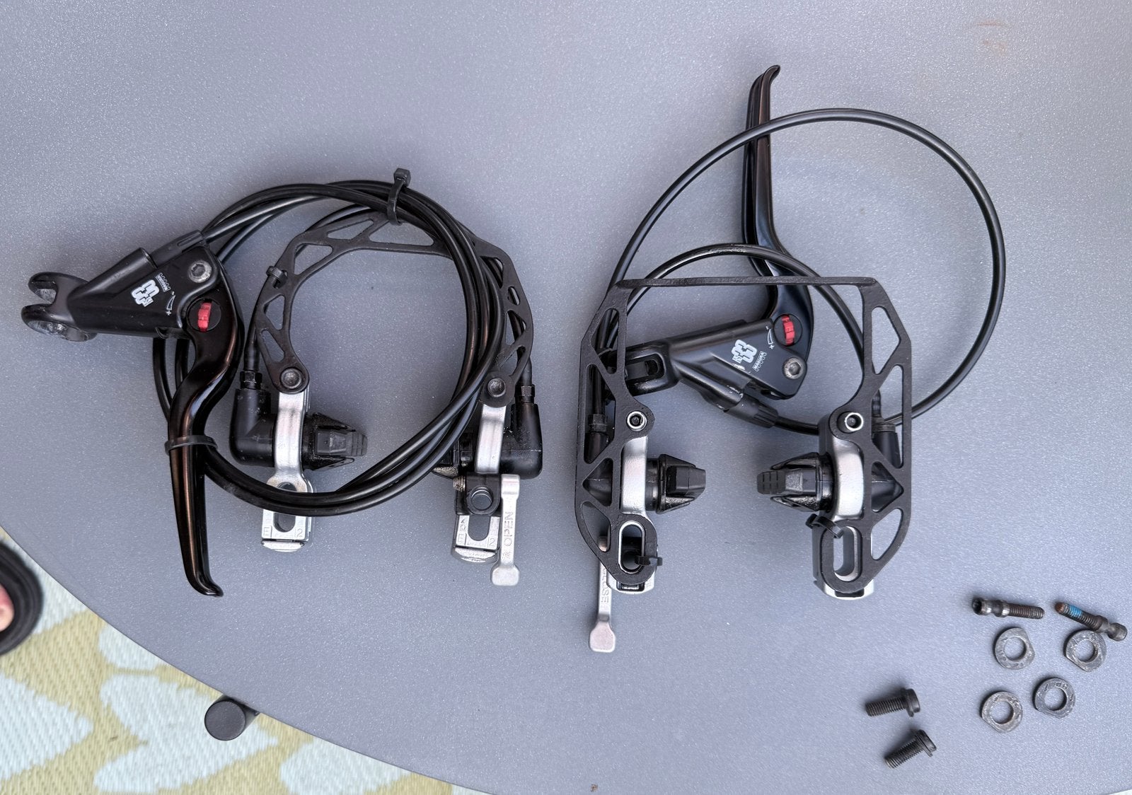Magura HS33 velgremmen, Ophalen of Verzenden, Gebruikt, Remmen