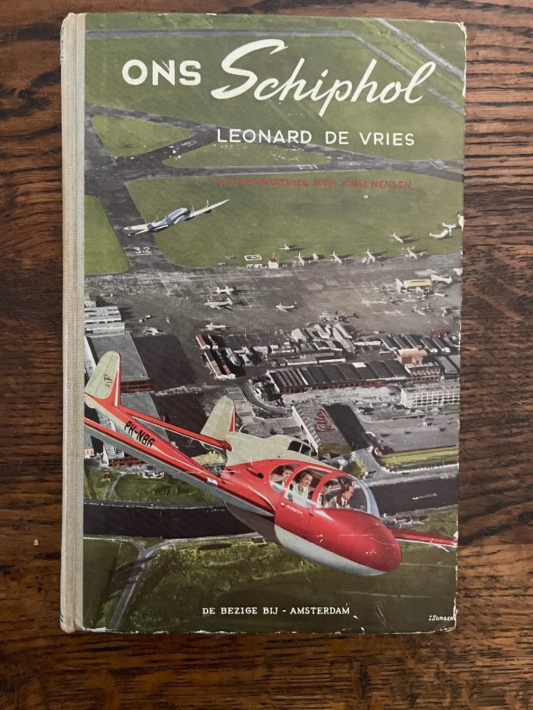 Boek Ons Schiphol Leonard de Vries dec 1948 NU €4,-, Ophalen, Gebruikt, Boek of Tijdschrift