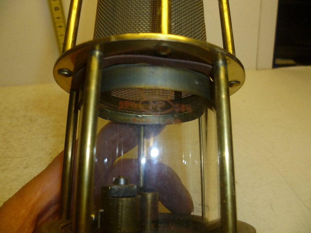 Mijnlamp met glaasje 59 1/2 MP 58 1/2 Scotland, Ophalen of Verzenden