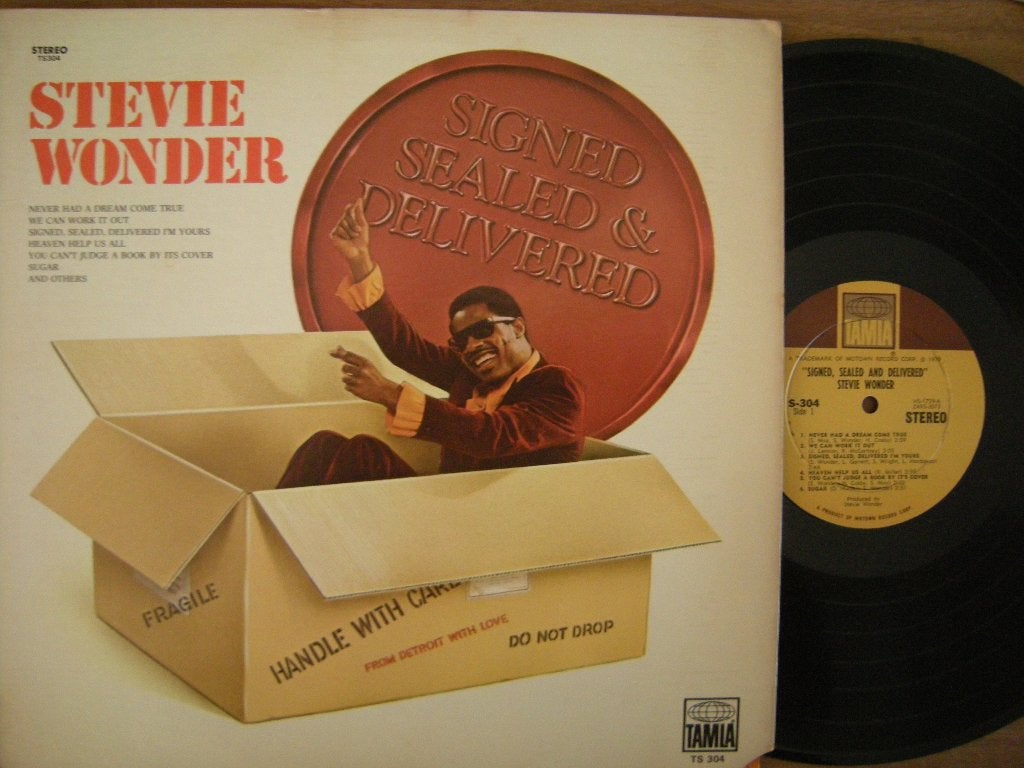 Stevie Wonder ("Signed, Sealed and Delivered"), LP, Gebruikt, Funk, Ophalen of Verzenden