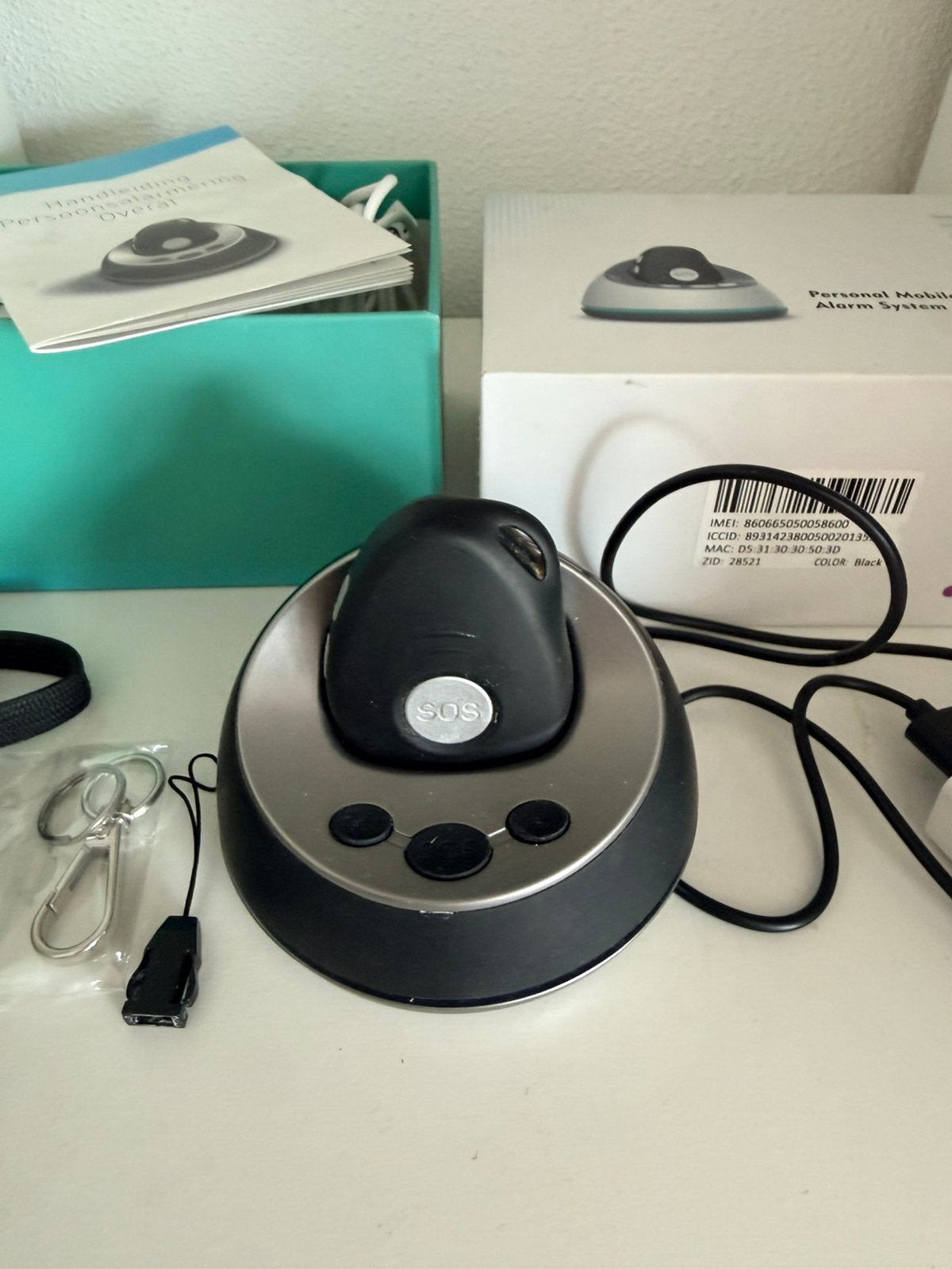 Personal mobile alarm system persoonsalarmering, 1 tot 2 liter, Ophalen of Verzenden, Zo goed als nieuw